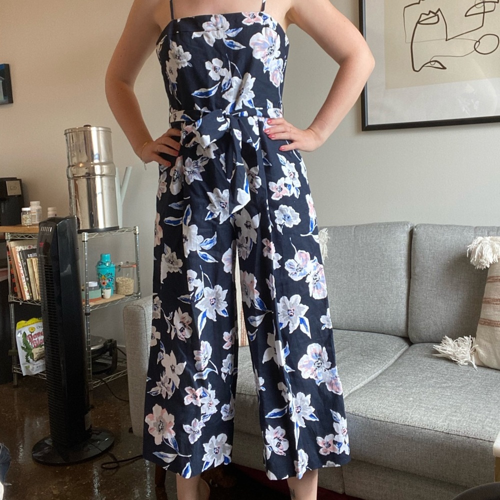 NWOT Banana Republic Floral Jumpsuit
